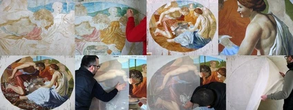 Fresco course in art studio in the Lake Garda hinterland 4